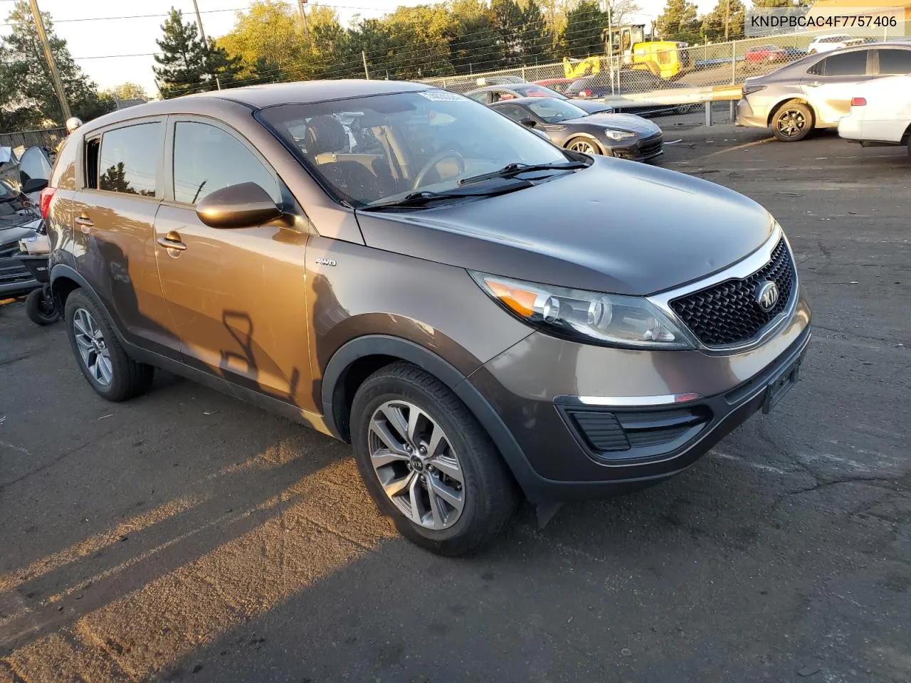 2015 Kia Sportage Lx VIN: KNDPBCAC4F7757406 Lot: 74030324