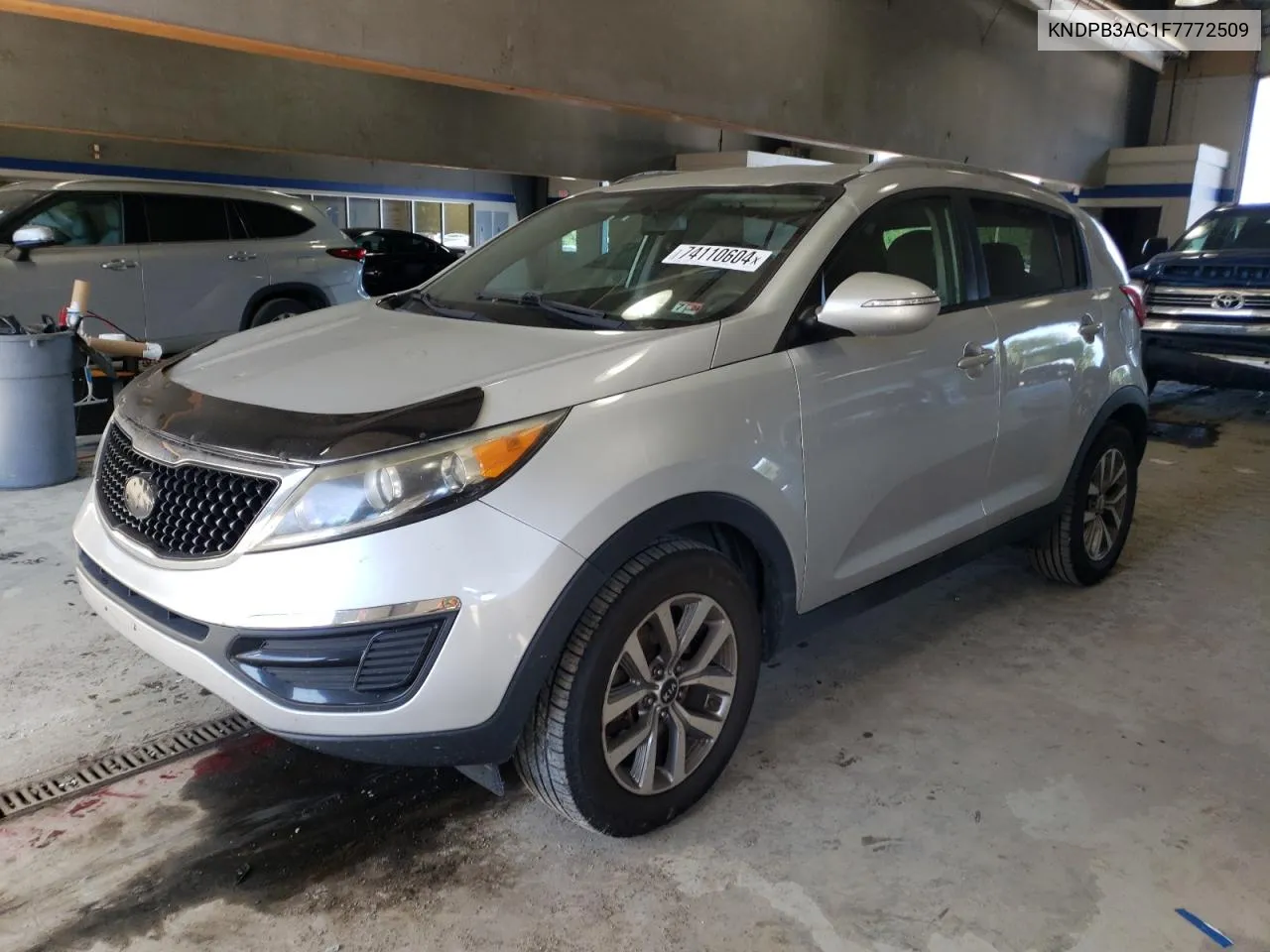 2015 Kia Sportage Lx VIN: KNDPB3AC1F7772509 Lot: 74110604