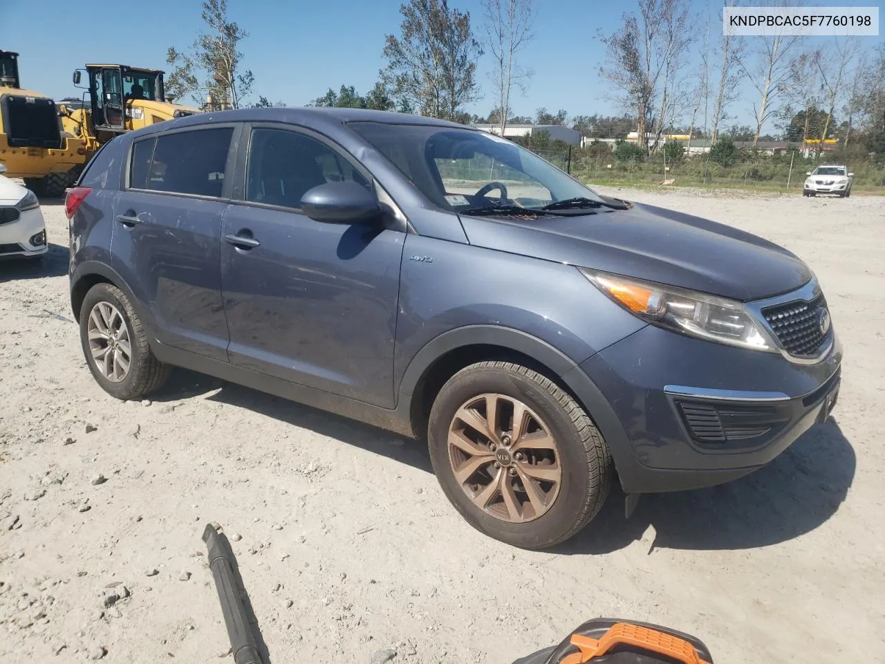 2015 Kia Sportage Lx VIN: KNDPBCAC5F7760198 Lot: 74473944