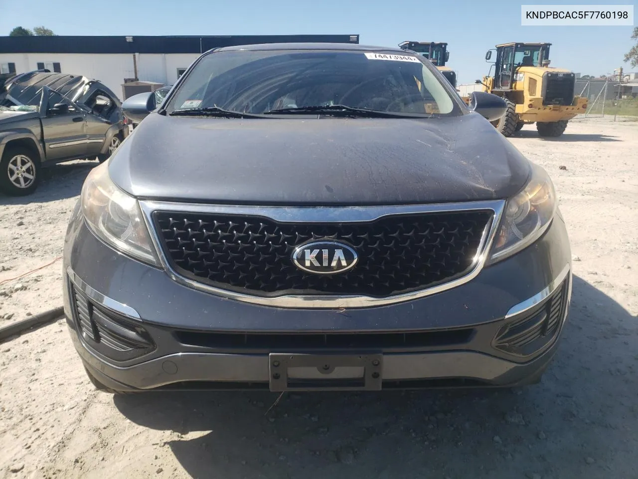 2015 Kia Sportage Lx VIN: KNDPBCAC5F7760198 Lot: 74473944