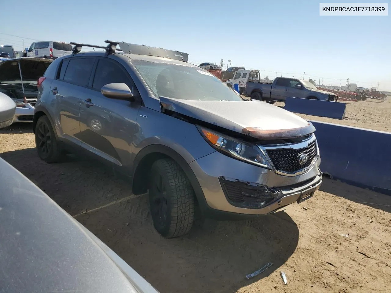 2015 Kia Sportage Lx VIN: KNDPBCAC3F7718399 Lot: 74700194