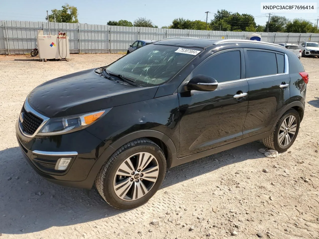 2015 Kia Sportage Ex VIN: KNDPC3AC8F7696414 Lot: 75307884