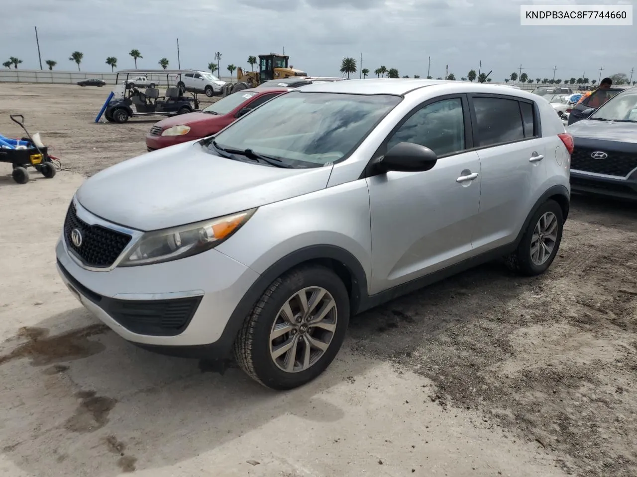 2015 Kia Sportage Lx VIN: KNDPB3AC8F7744660 Lot: 75448064