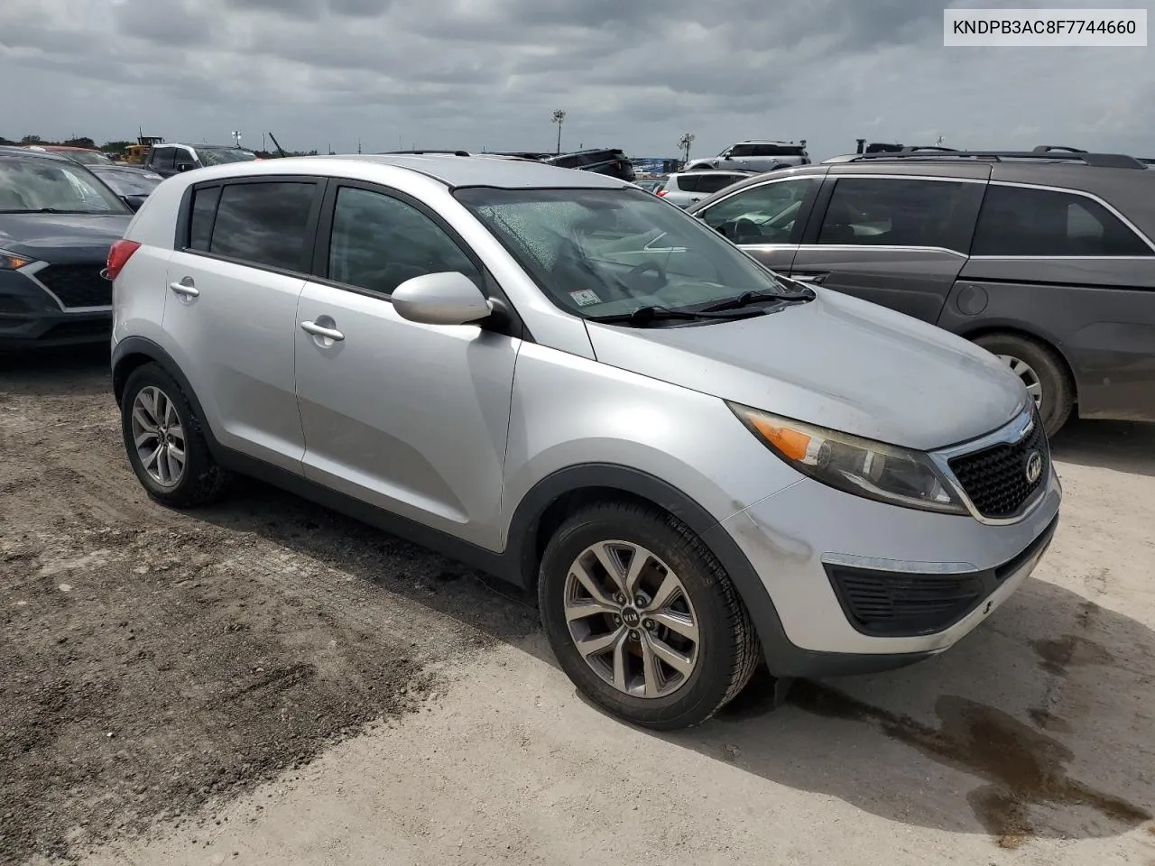 2015 Kia Sportage Lx VIN: KNDPB3AC8F7744660 Lot: 75448064