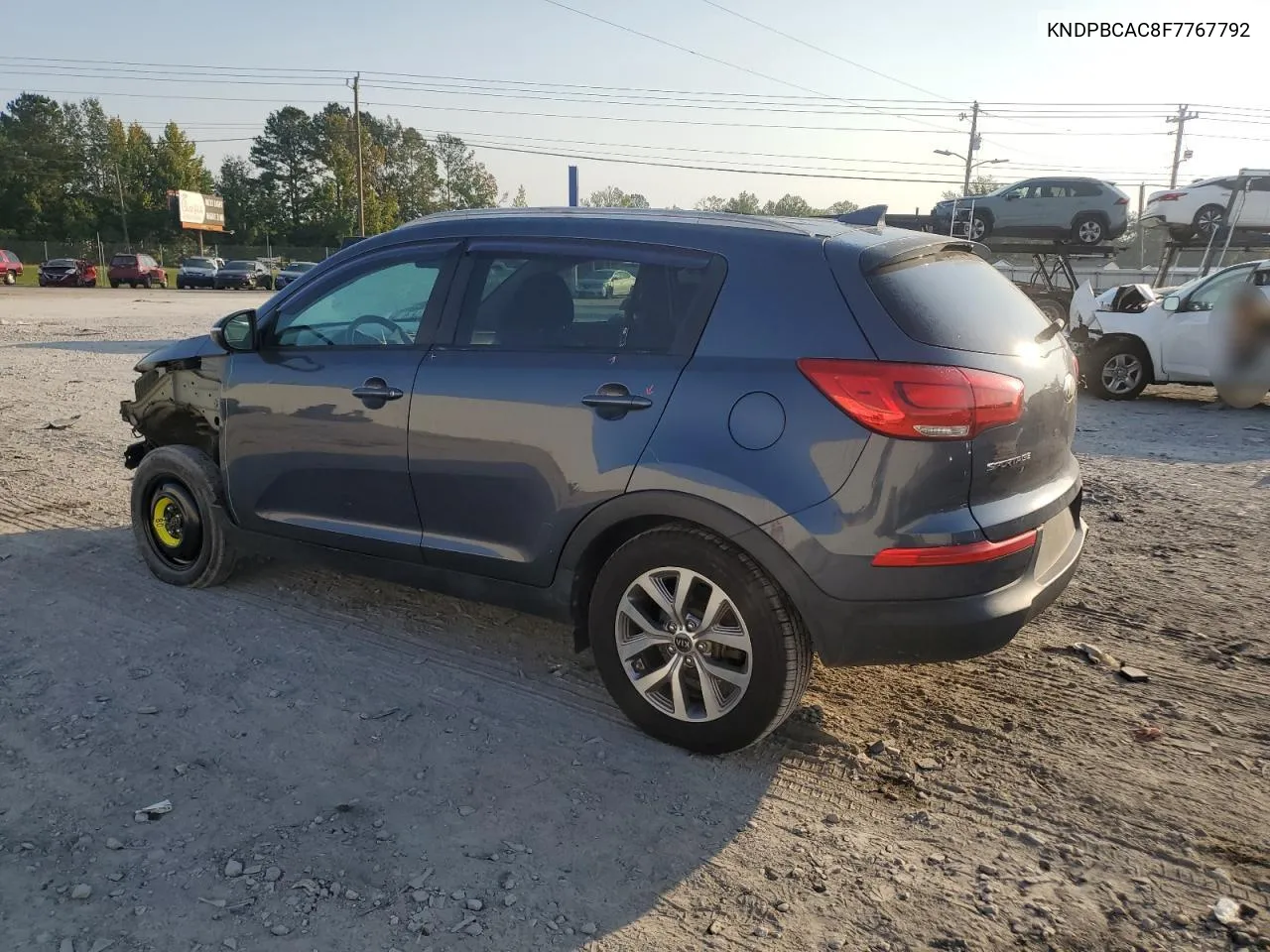 2015 Kia Sportage Lx VIN: KNDPBCAC8F7767792 Lot: 75733014