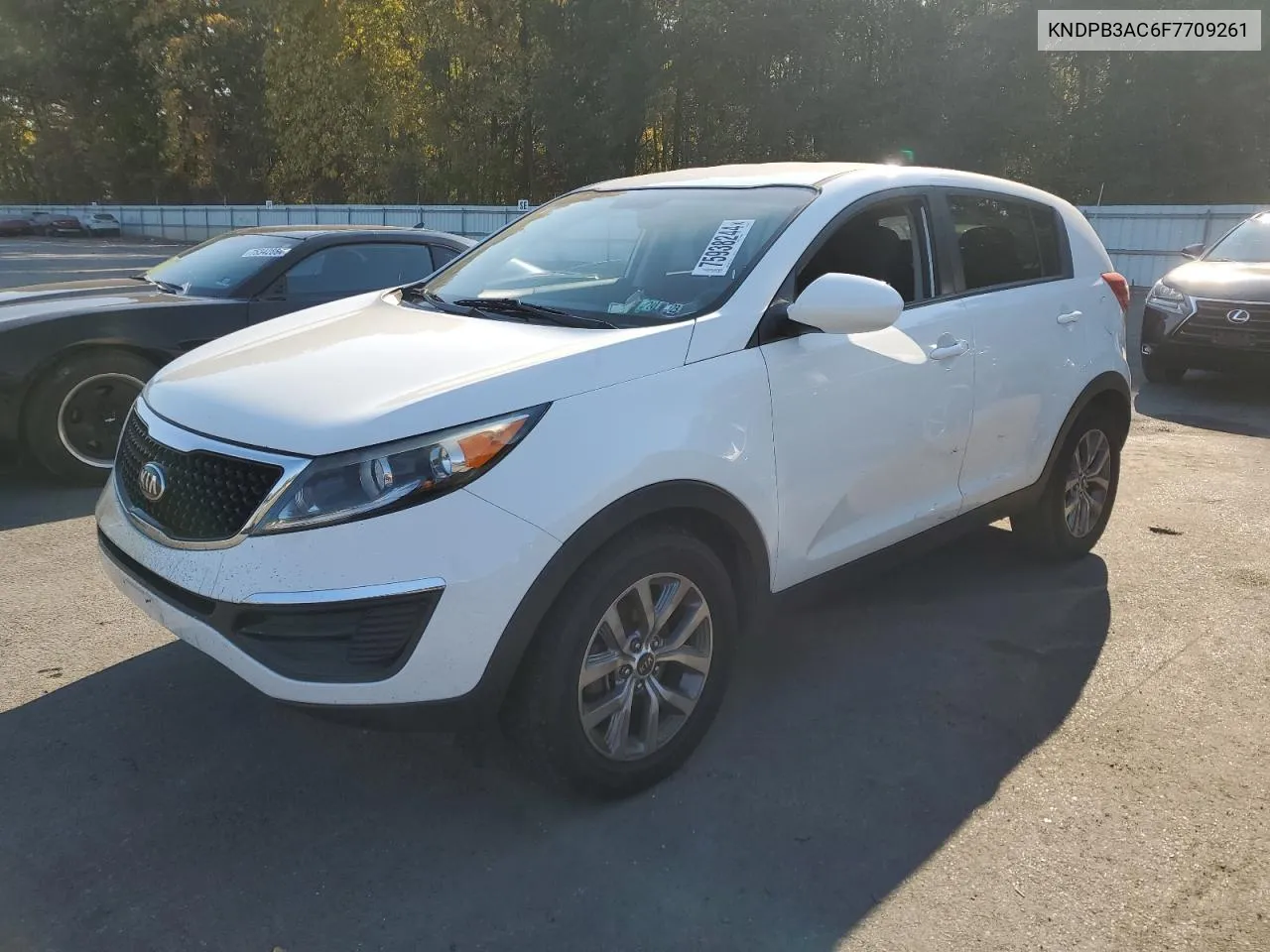 2015 Kia Sportage Lx VIN: KNDPB3AC6F7709261 Lot: 75938244