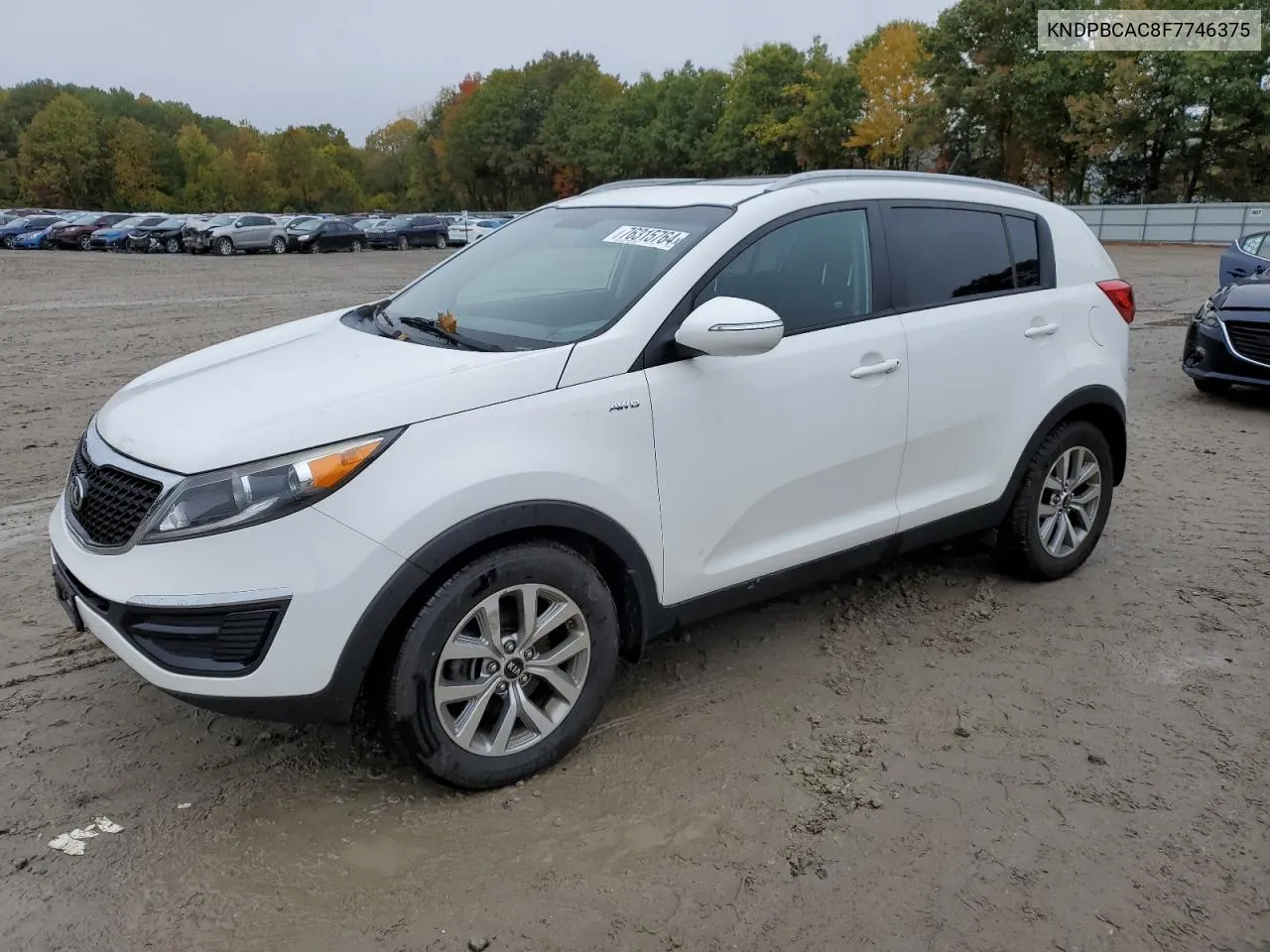 KNDPBCAC8F7746375 2015 Kia Sportage Lx