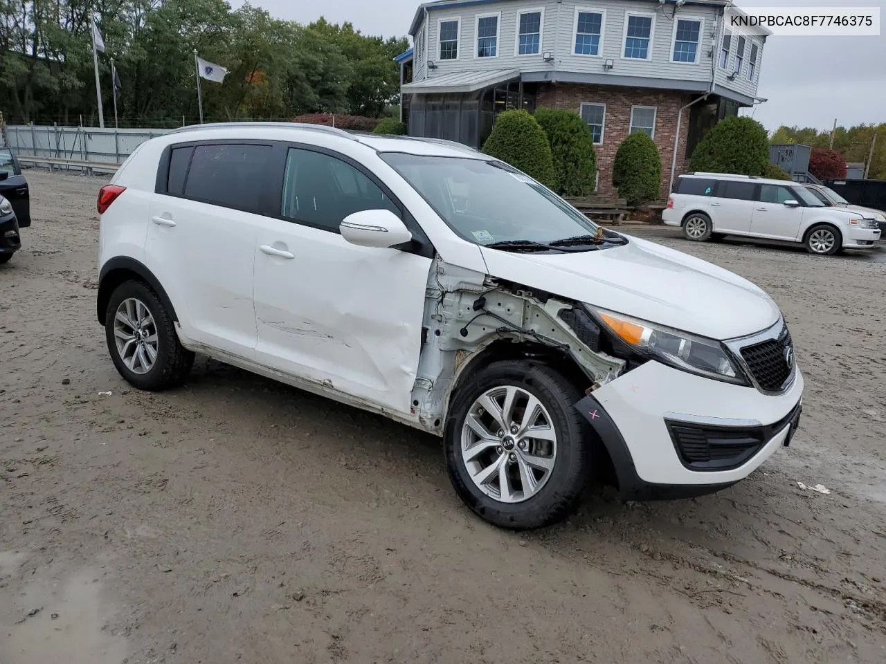 2015 Kia Sportage Lx VIN: KNDPBCAC8F7746375 Lot: 76315764