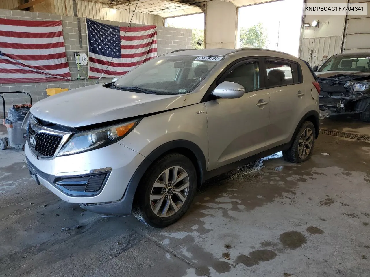 2015 Kia Sportage Lx VIN: KNDPBCAC1F7704341 Lot: 76629364