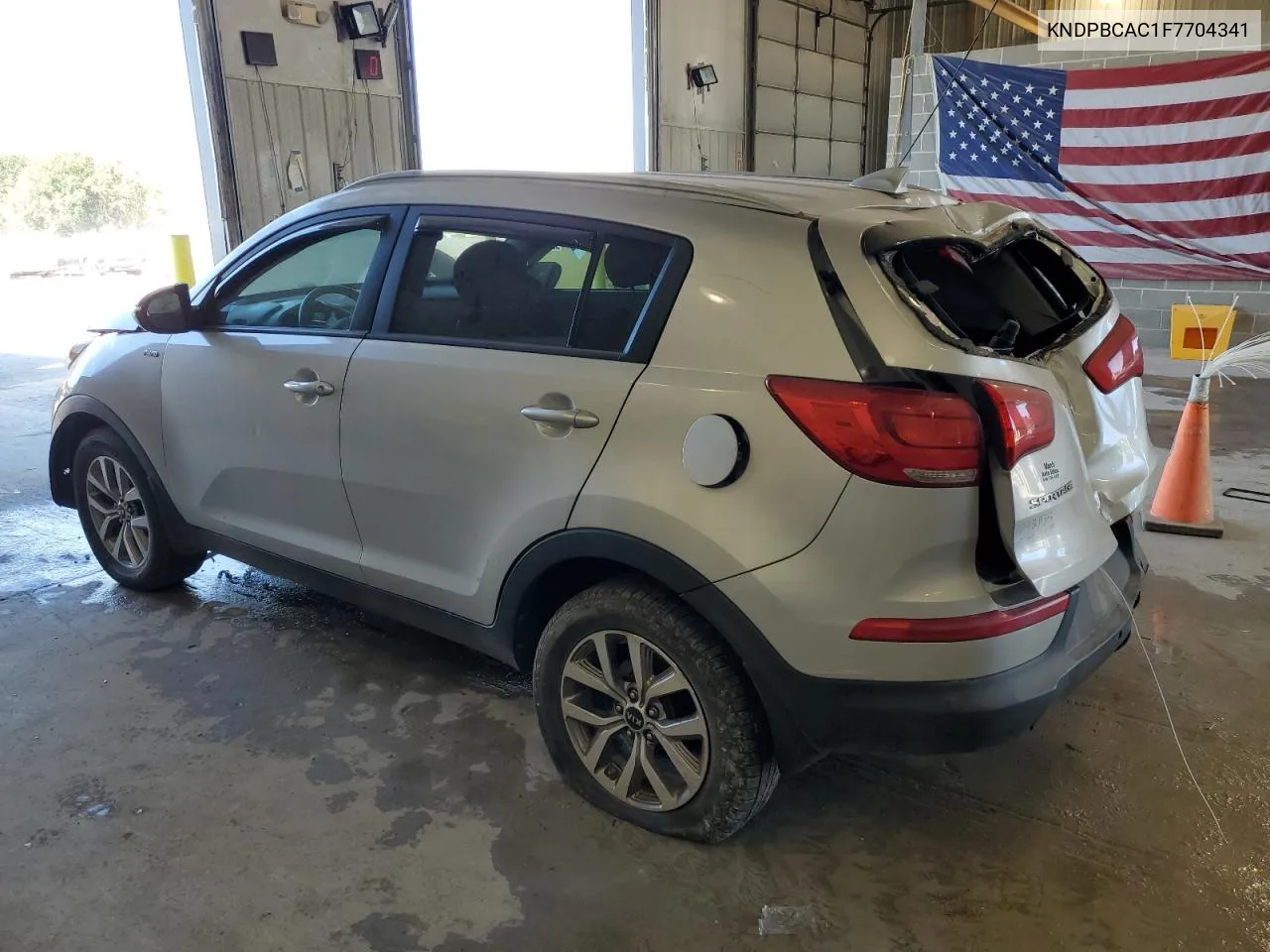 2015 Kia Sportage Lx VIN: KNDPBCAC1F7704341 Lot: 76629364