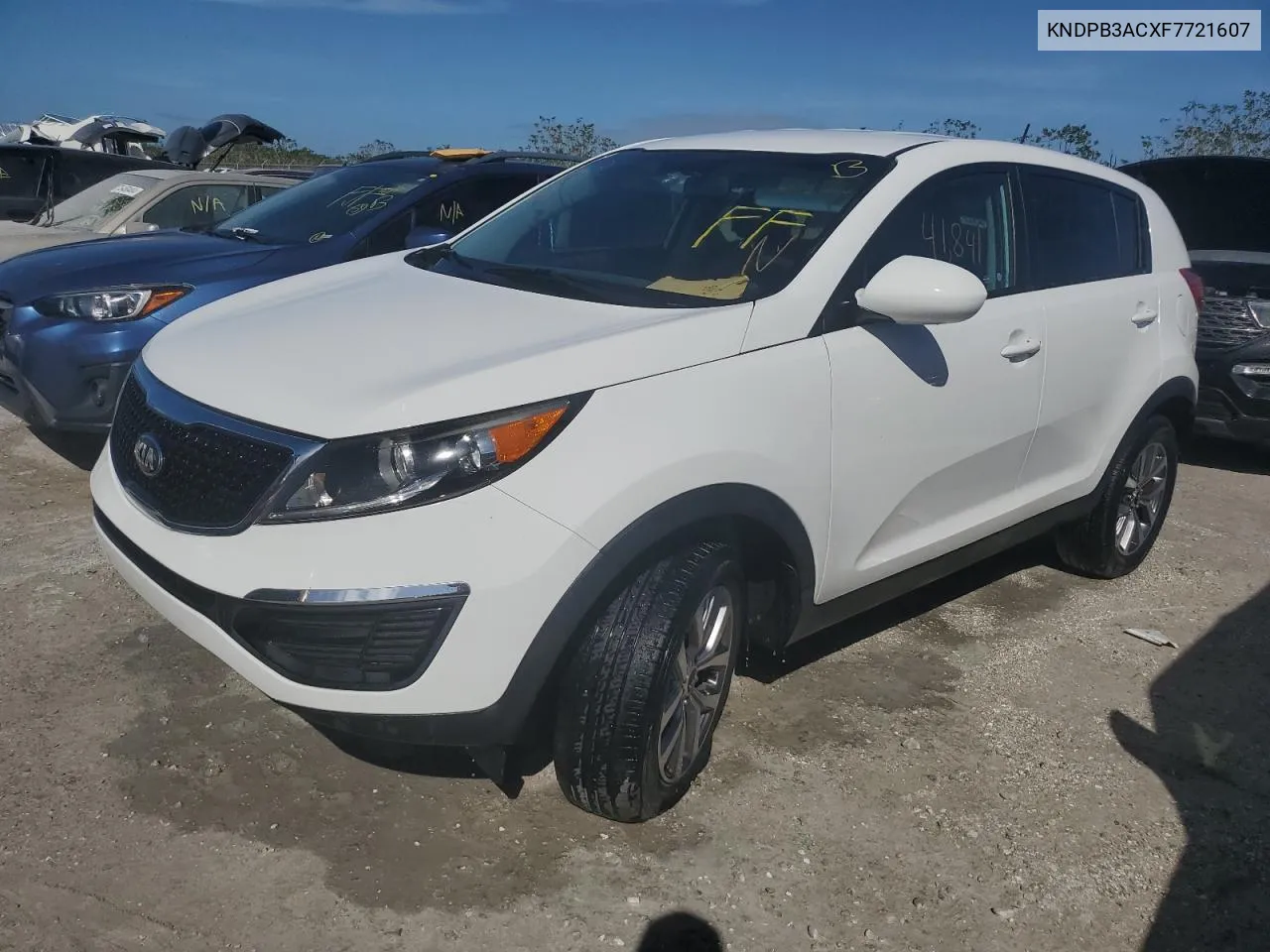 2015 Kia Sportage Lx VIN: KNDPB3ACXF7721607 Lot: 76732574