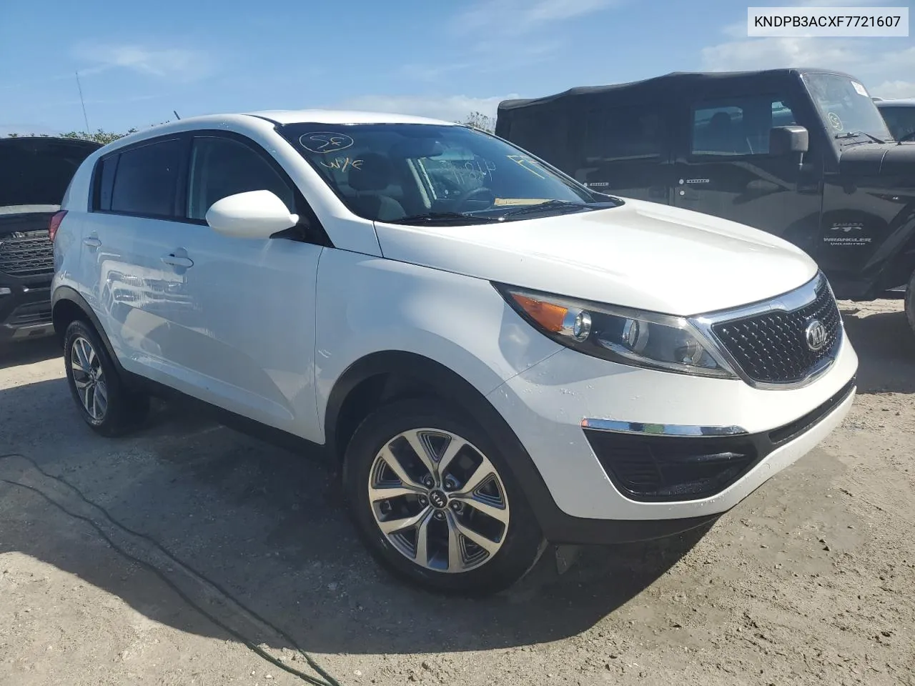 2015 Kia Sportage Lx VIN: KNDPB3ACXF7721607 Lot: 76732574