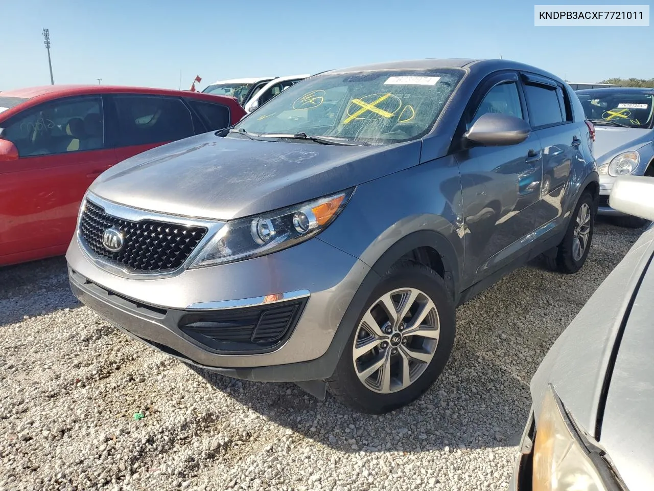 2015 Kia Sportage Lx VIN: KNDPB3ACXF7721011 Lot: 76739974