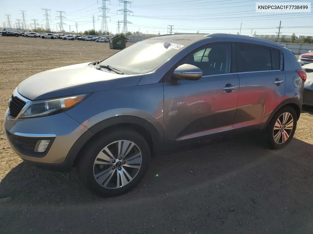 2015 Kia Sportage Ex VIN: KNDPC3AC1F7738499 Lot: 76966754