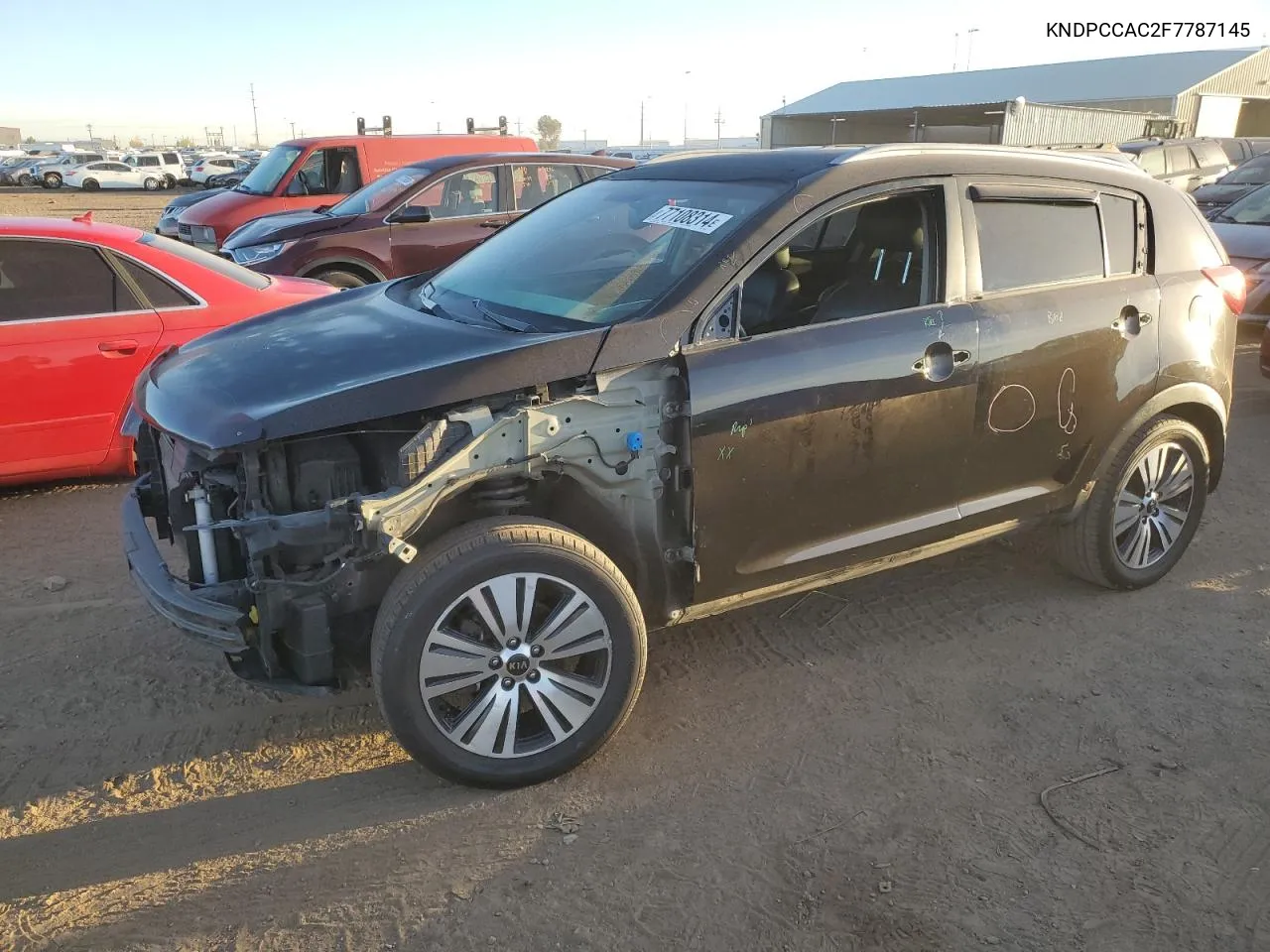 2015 Kia Sportage Ex VIN: KNDPCCAC2F7787145 Lot: 77108314