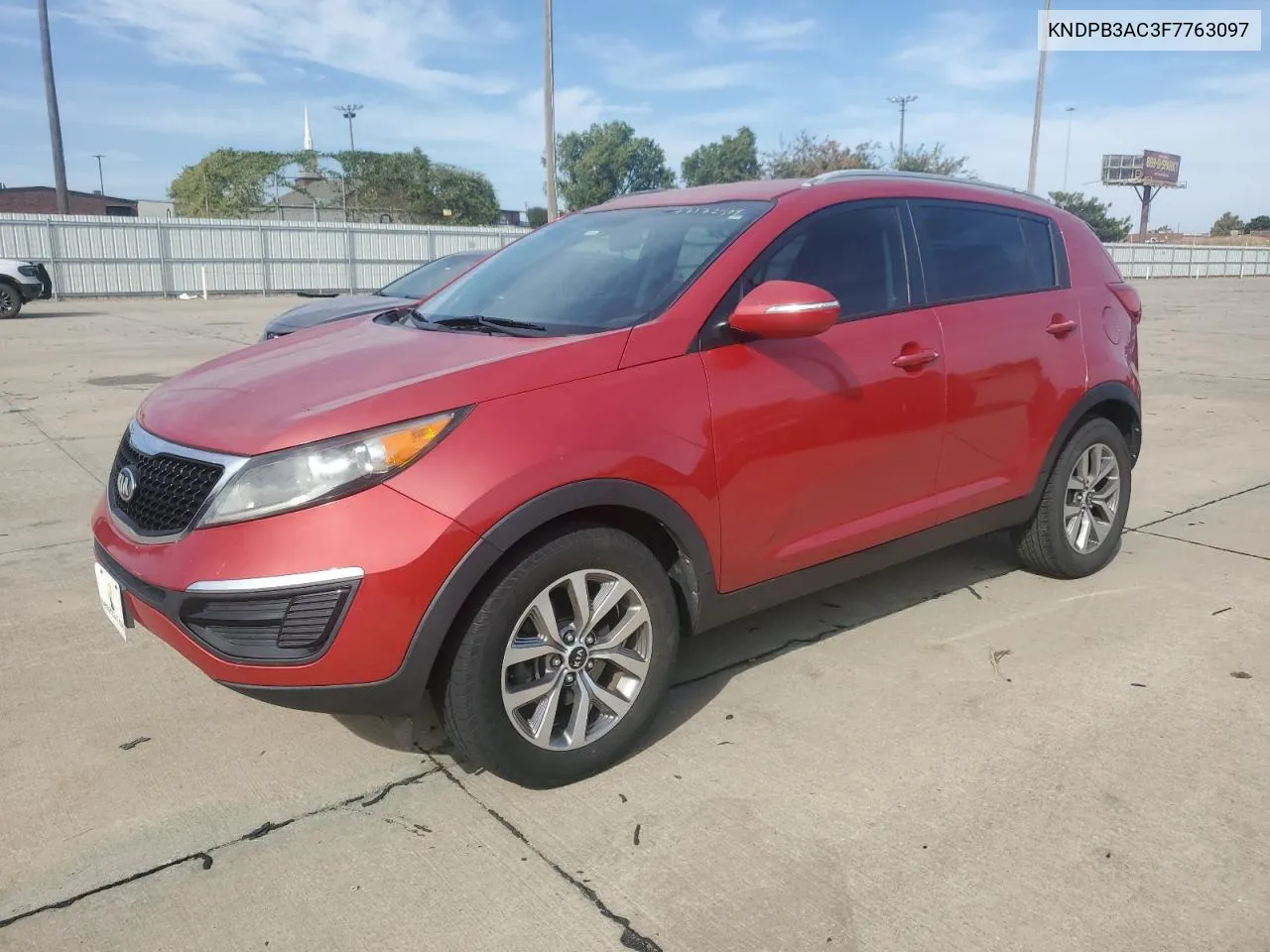 2015 Kia Sportage Lx VIN: KNDPB3AC3F7763097 Lot: 77172504