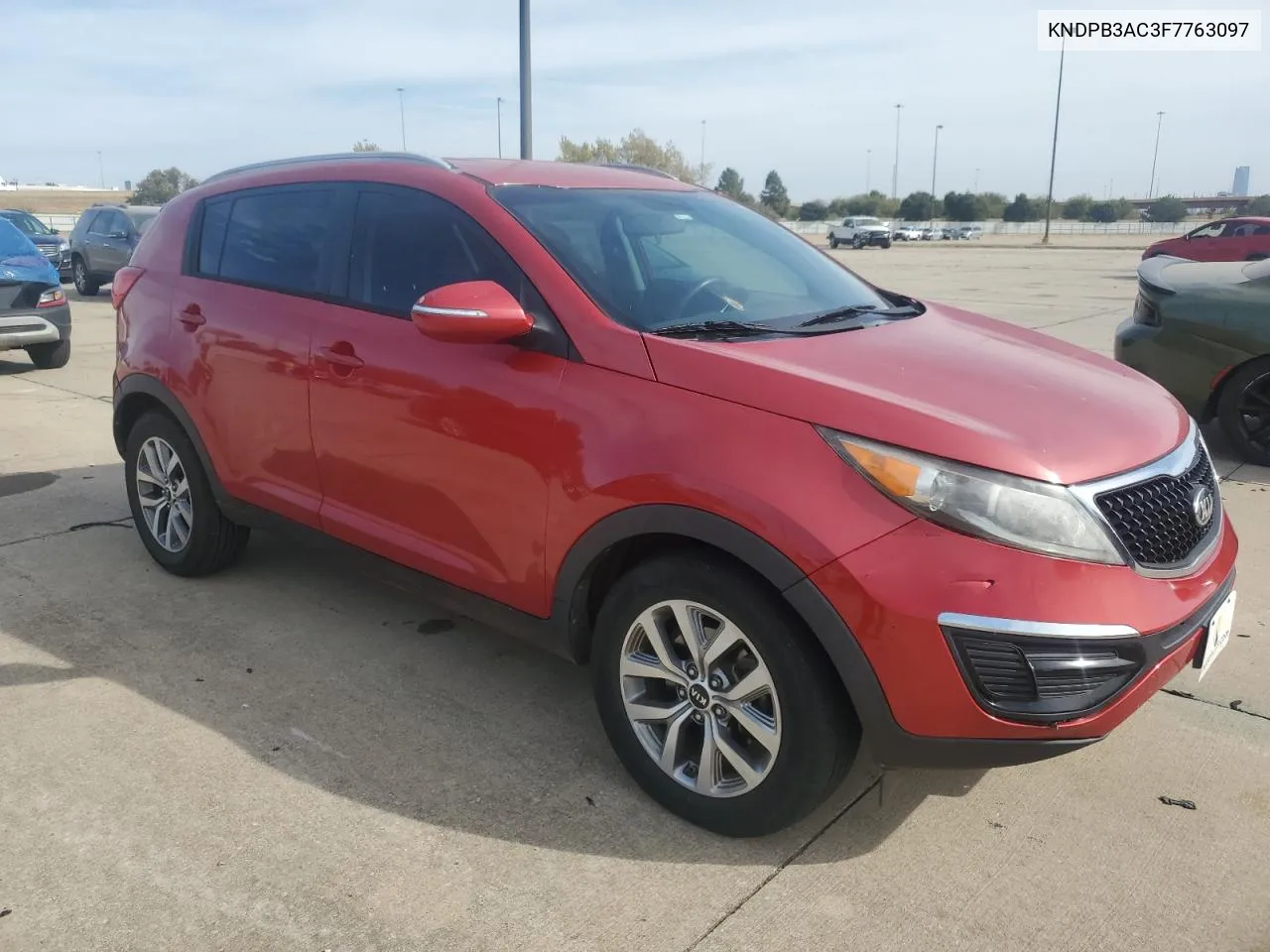 2015 Kia Sportage Lx VIN: KNDPB3AC3F7763097 Lot: 77172504