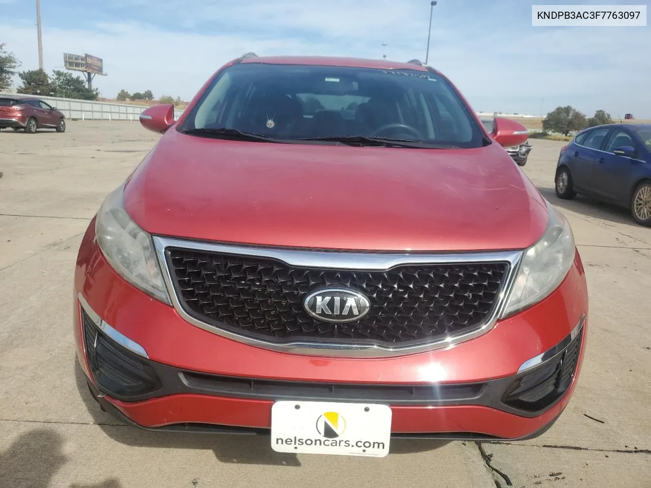 2015 Kia Sportage Lx VIN: KNDPB3AC3F7763097 Lot: 77172504