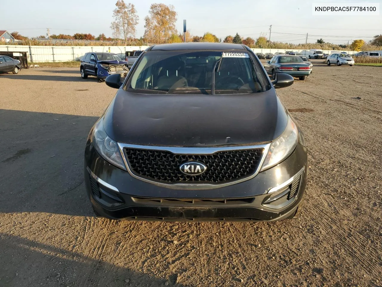 2015 Kia Sportage Lx VIN: KNDPBCAC5F7784100 Lot: 77220334