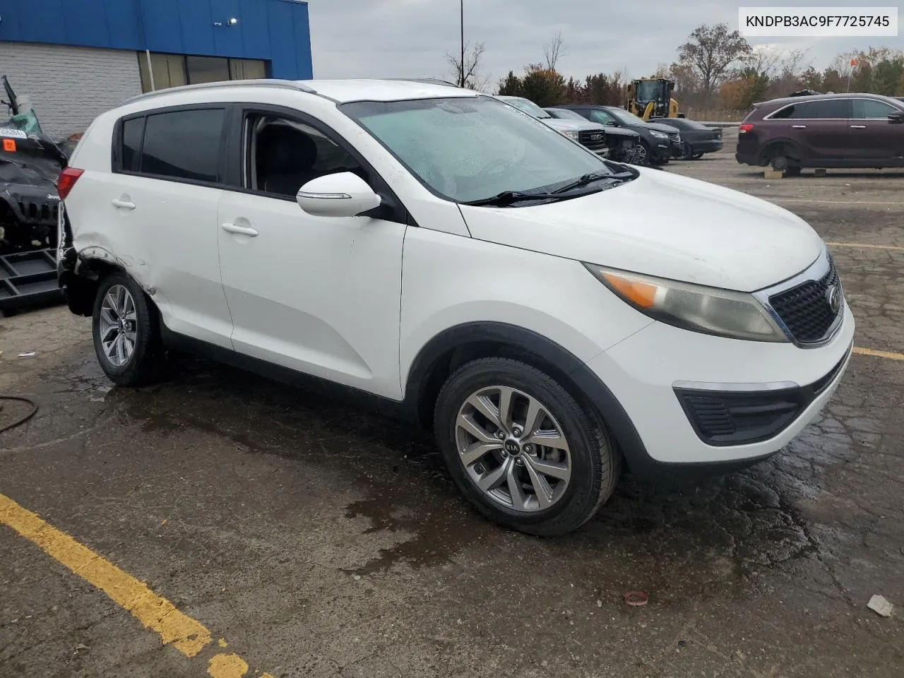 2015 Kia Sportage Lx VIN: KNDPB3AC9F7725745 Lot: 77409894