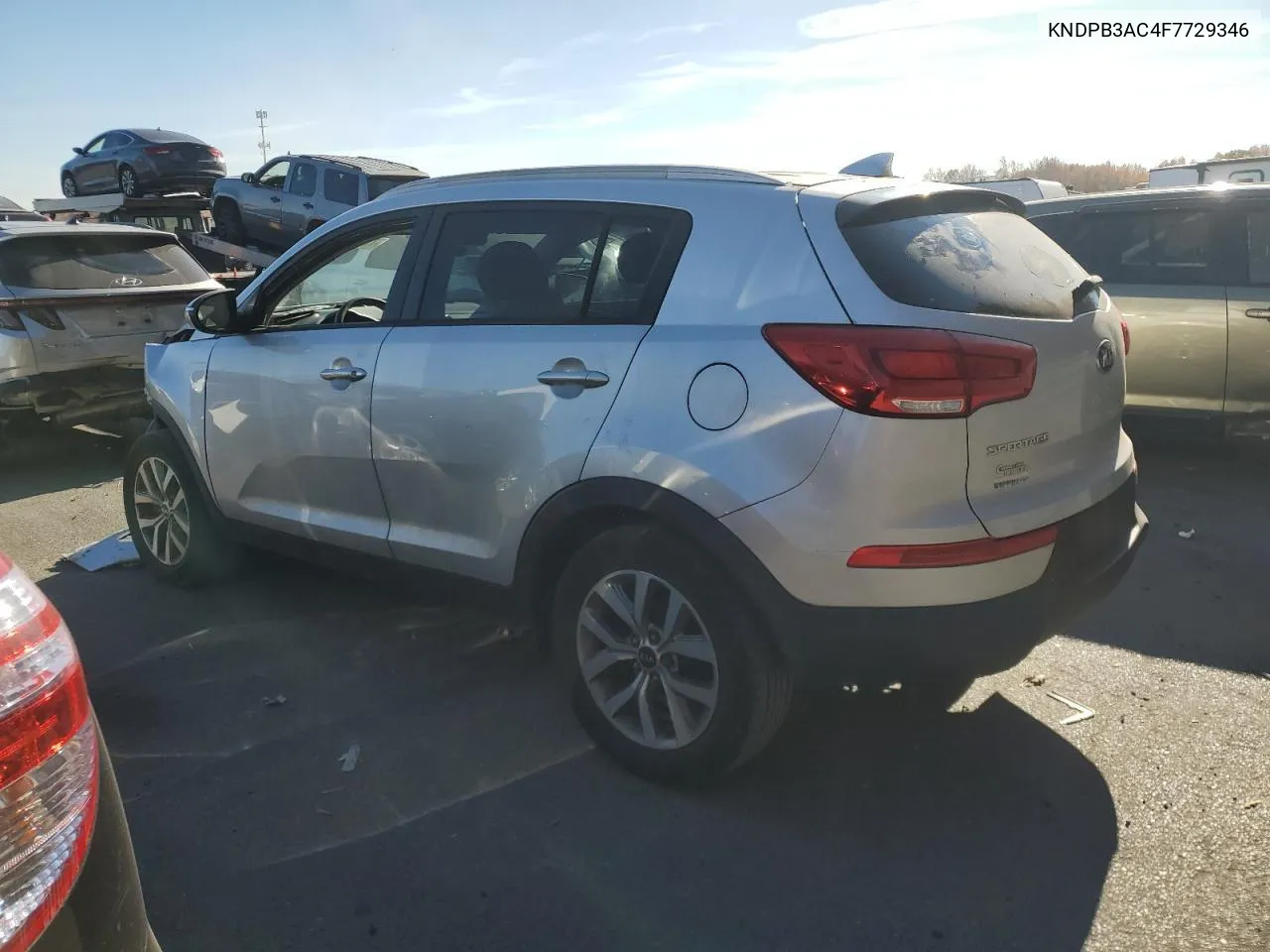 2015 Kia Sportage Lx VIN: KNDPB3AC4F7729346 Lot: 77971984