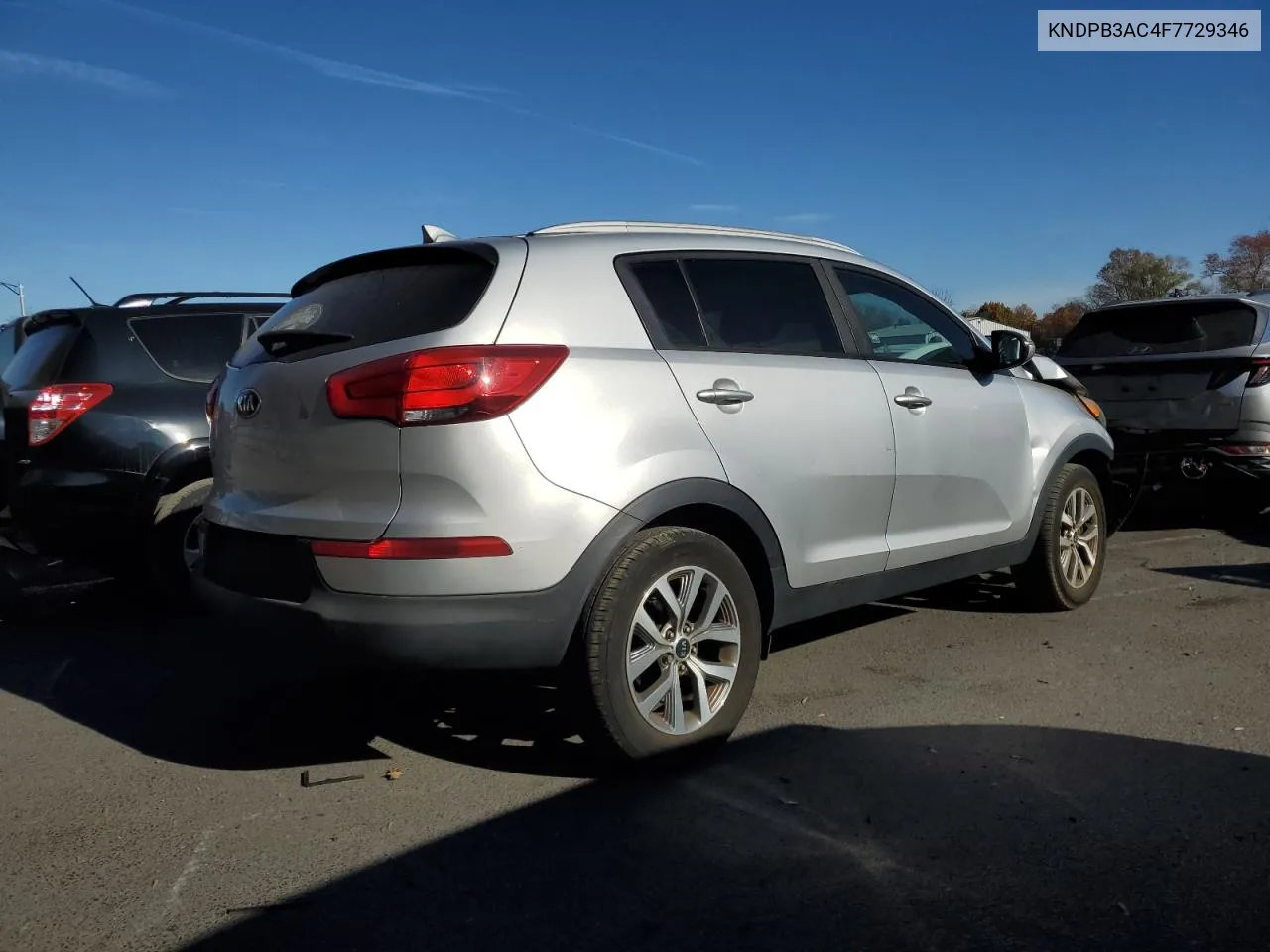 2015 Kia Sportage Lx VIN: KNDPB3AC4F7729346 Lot: 77971984