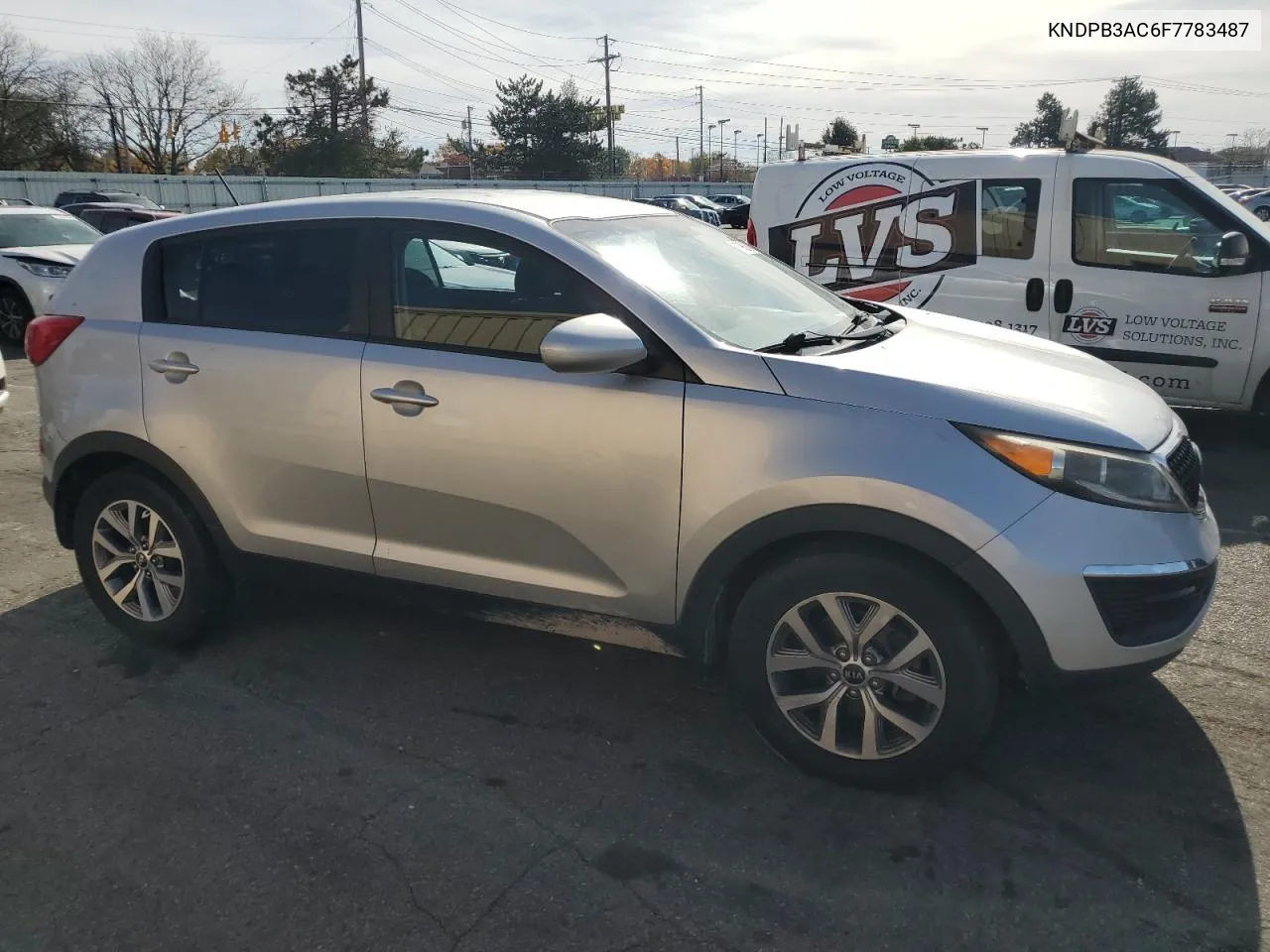 2015 Kia Sportage Lx VIN: KNDPB3AC6F7783487 Lot: 77988104