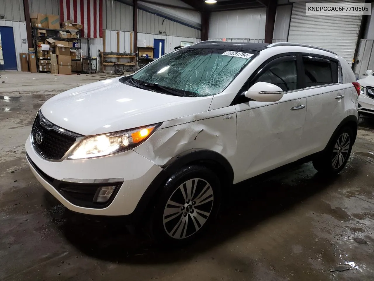 2015 Kia Sportage Ex VIN: KNDPCCAC6F7710505 Lot: 78251784