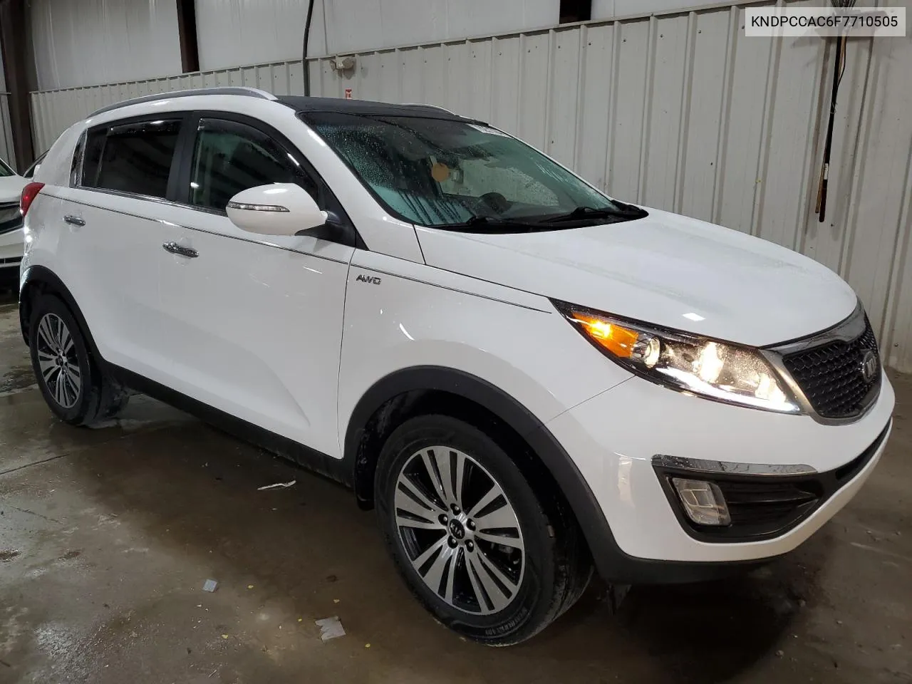 2015 Kia Sportage Ex VIN: KNDPCCAC6F7710505 Lot: 78251784