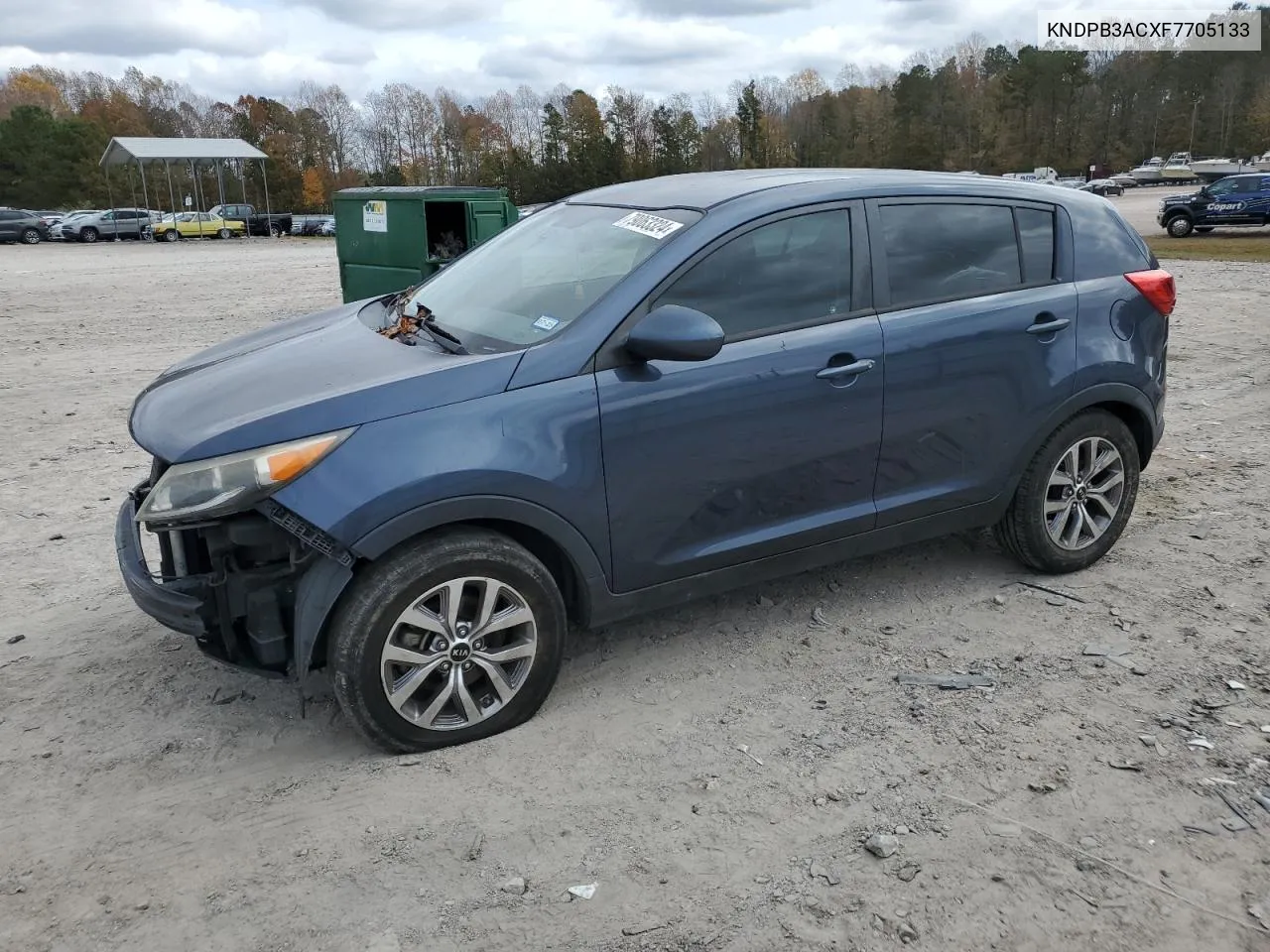 2015 Kia Sportage Lx VIN: KNDPB3ACXF7705133 Lot: 79063324