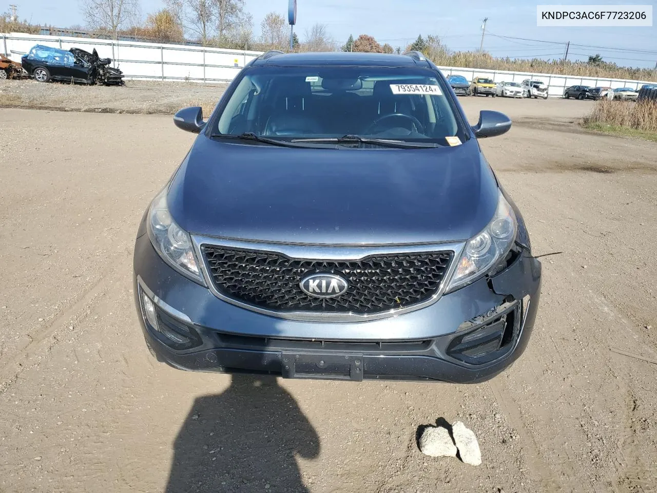 KNDPC3AC6F7723206 2015 Kia Sportage Ex