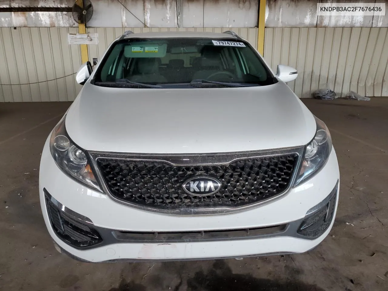 2015 Kia Sportage Lx VIN: KNDPB3AC2F7676436 Lot: 79747274