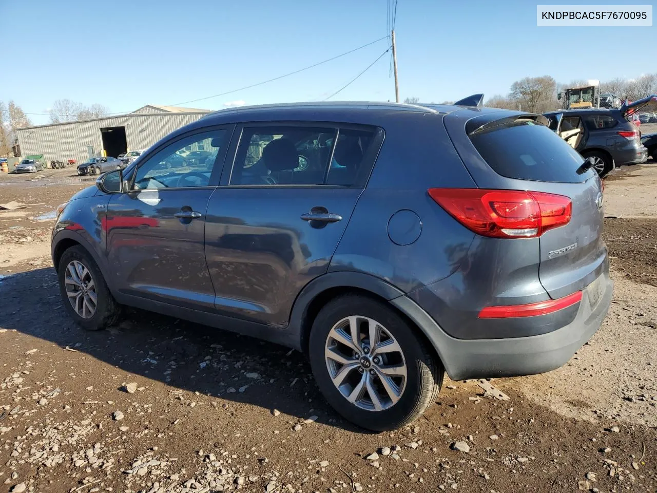 2015 Kia Sportage Lx VIN: KNDPBCAC5F7670095 Lot: 79810384