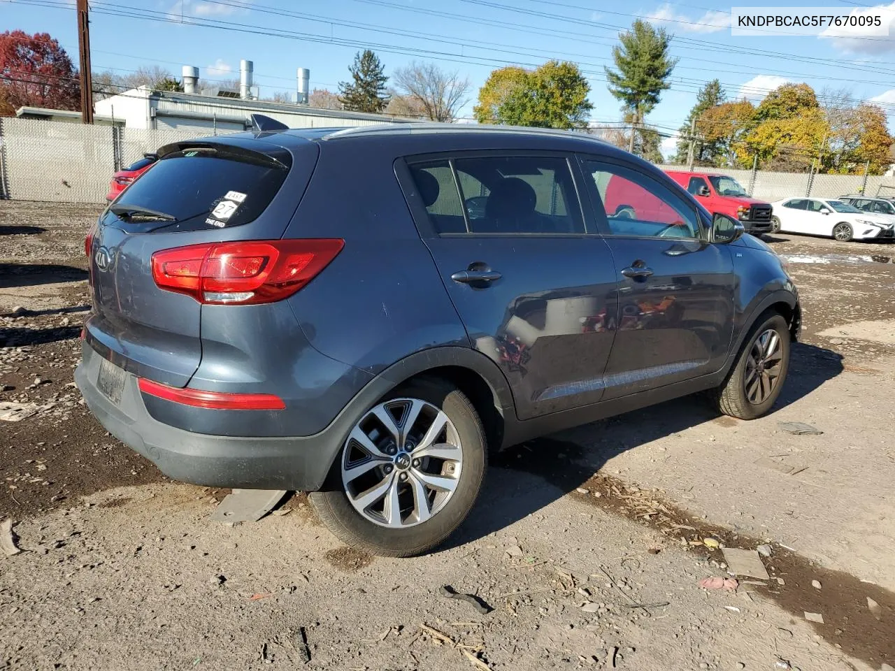 2015 Kia Sportage Lx VIN: KNDPBCAC5F7670095 Lot: 79810384