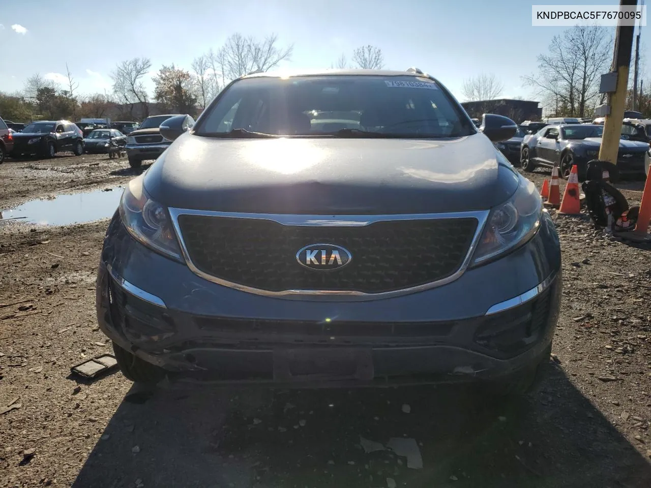 2015 Kia Sportage Lx VIN: KNDPBCAC5F7670095 Lot: 79810384