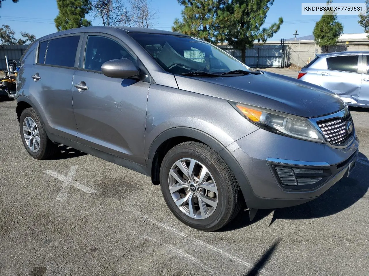 2015 Kia Sportage Lx VIN: KNDPB3ACXF7759631 Lot: 79867304