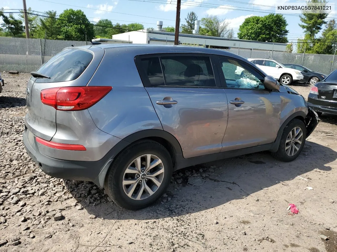 2016 Kia Sportage Lx VIN: KNDPB3AC5G7841221 Lot: 53571674