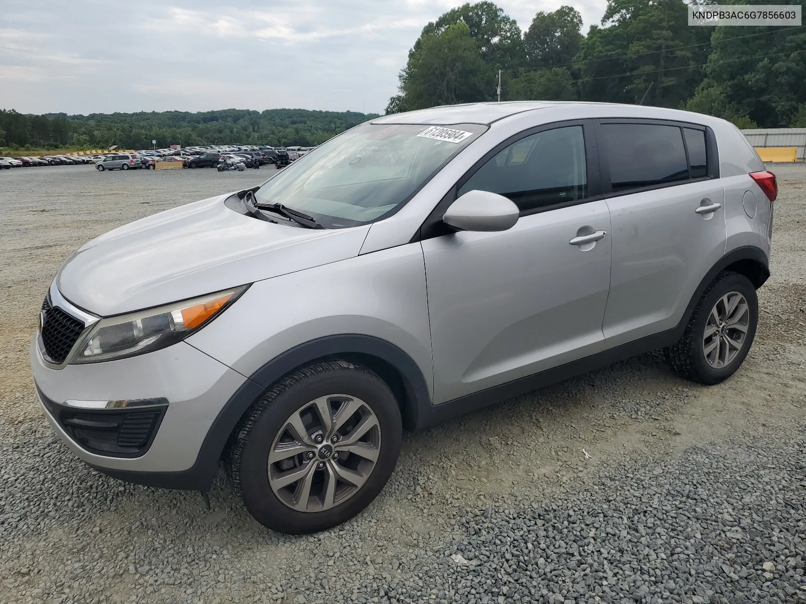 2016 Kia Sportage Lx VIN: KNDPB3AC6G7856603 Lot: 61205984