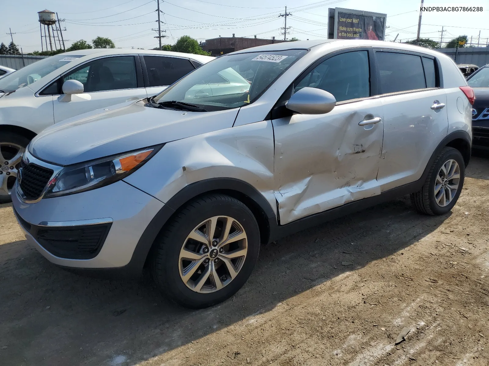 KNDPB3AC8G7866288 2016 Kia Sportage Lx