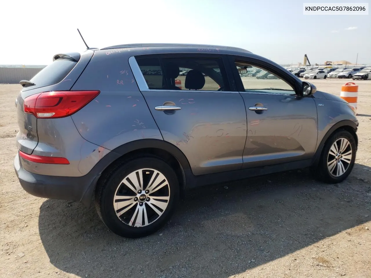 2016 Kia Sportage Ex VIN: KNDPCCAC5G7862096 Lot: 62498914