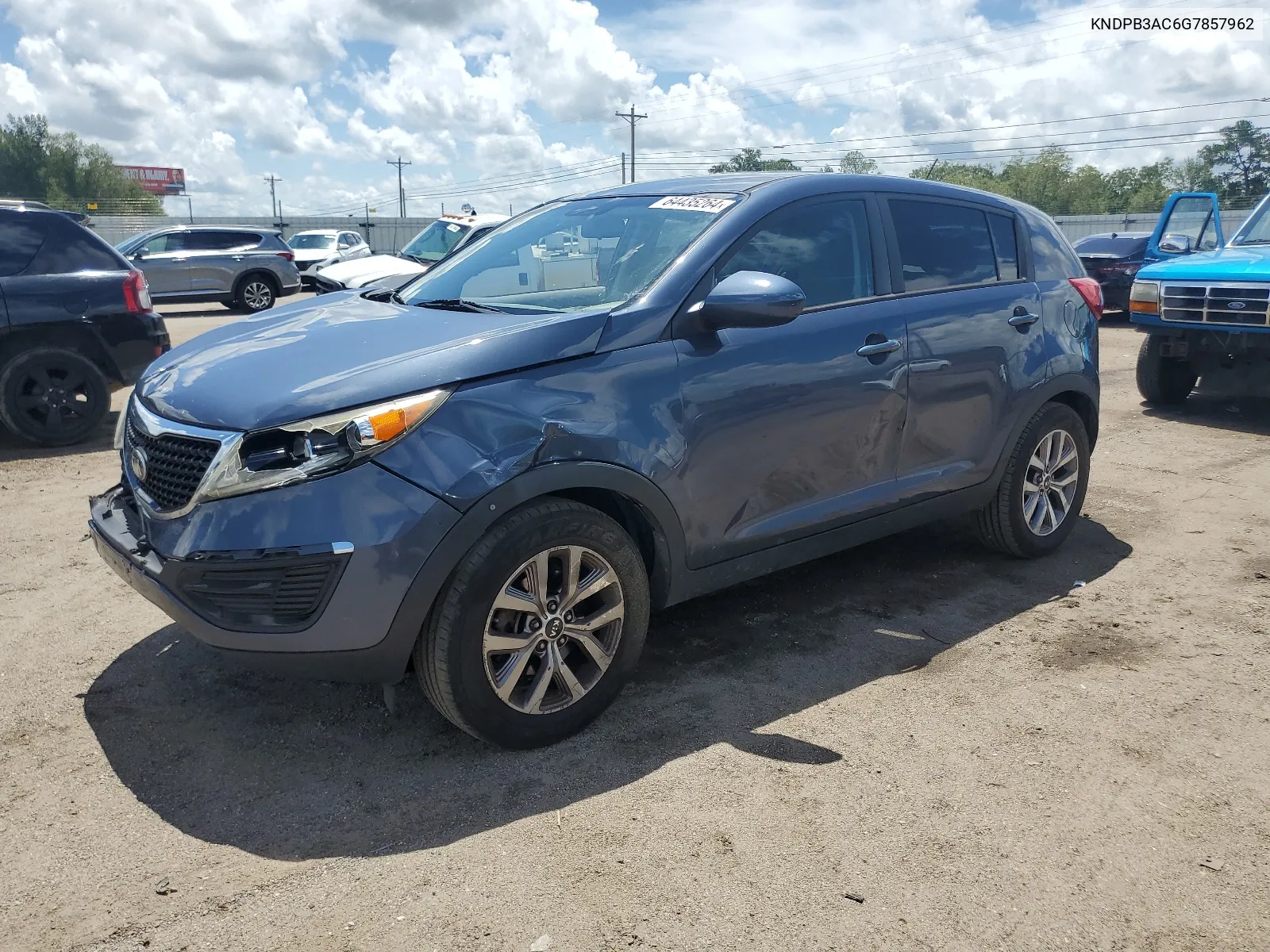 2016 Kia Sportage Lx VIN: KNDPB3AC6G7857962 Lot: 64435264