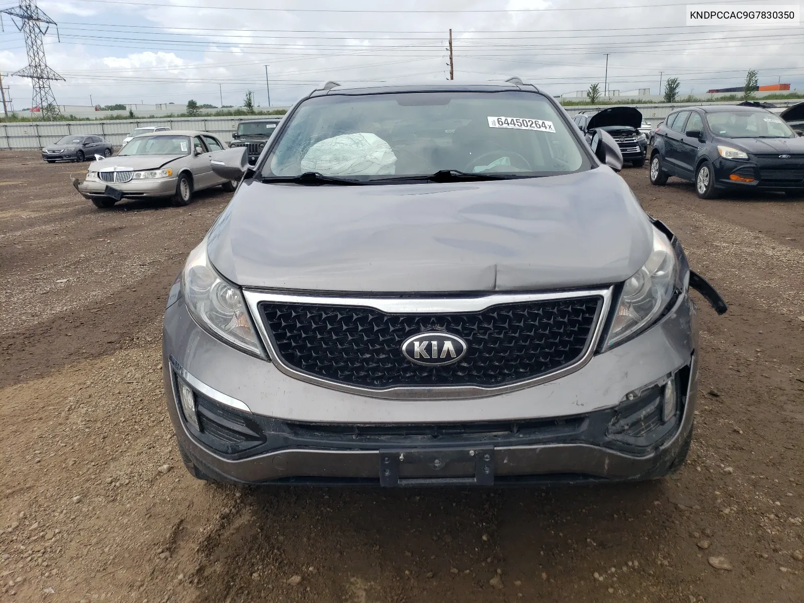 KNDPCCAC9G7830350 2016 Kia Sportage Ex