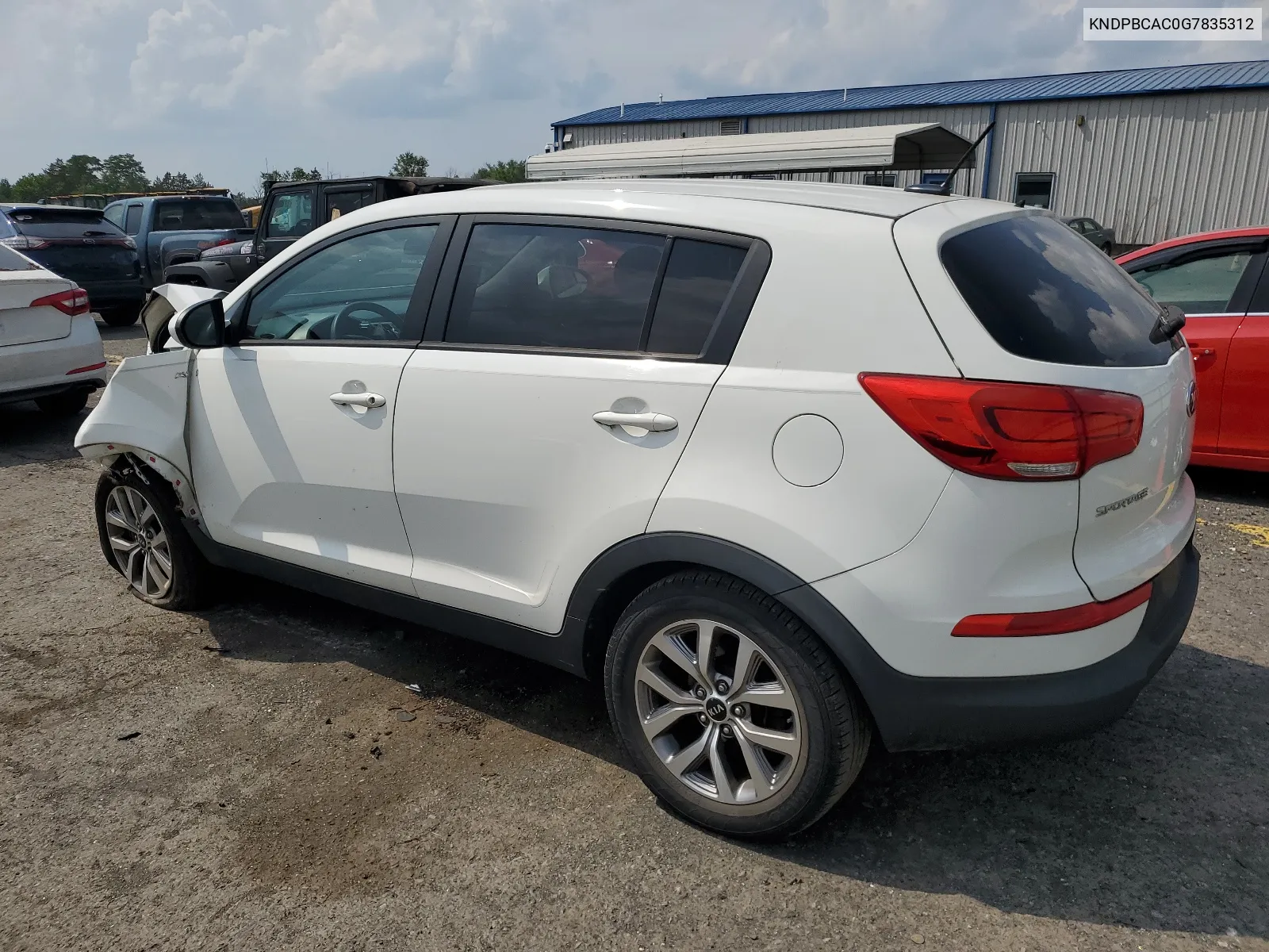 2016 Kia Sportage Lx VIN: KNDPBCAC0G7835312 Lot: 66281544