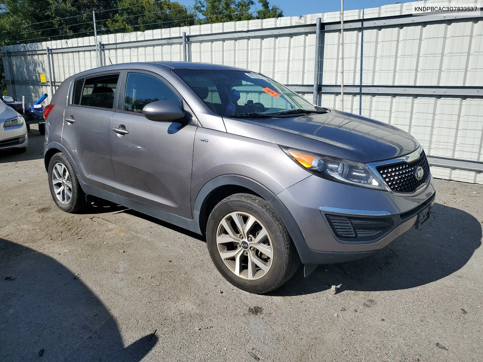 KNDPBCAC3G7833537 2016 Kia Sportage Lx