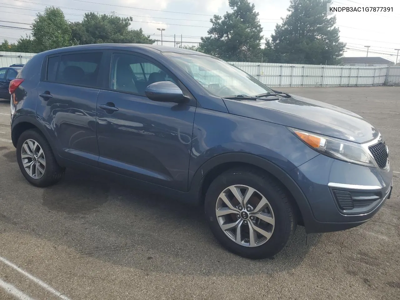 2016 Kia Sportage Lx VIN: KNDPB3AC1G7877391 Lot: 68954664