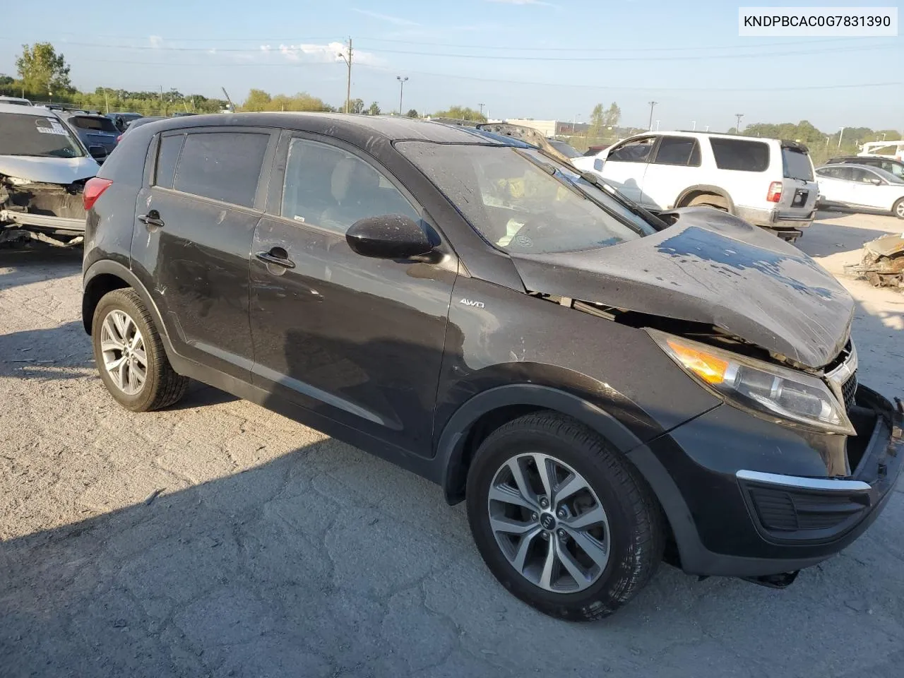 2016 Kia Sportage Lx VIN: KNDPBCAC0G7831390 Lot: 69530994