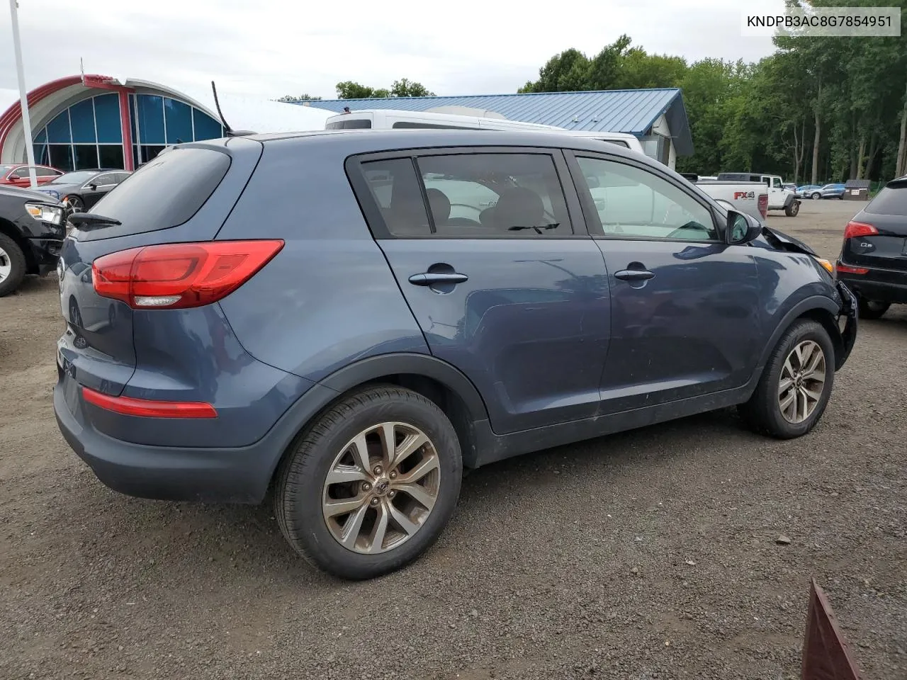 2016 Kia Sportage Lx VIN: KNDPB3AC8G7854951 Lot: 69652634