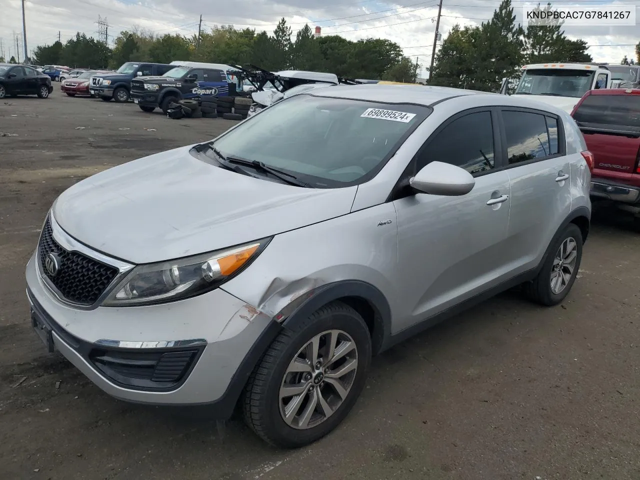 KNDPBCAC7G7841267 2016 Kia Sportage Lx