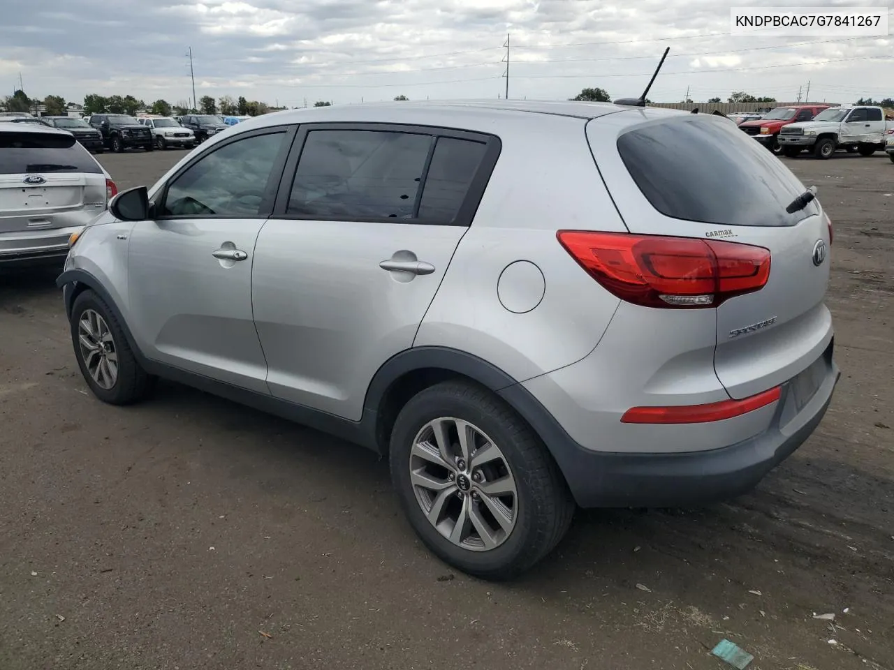 2016 Kia Sportage Lx VIN: KNDPBCAC7G7841267 Lot: 69899524