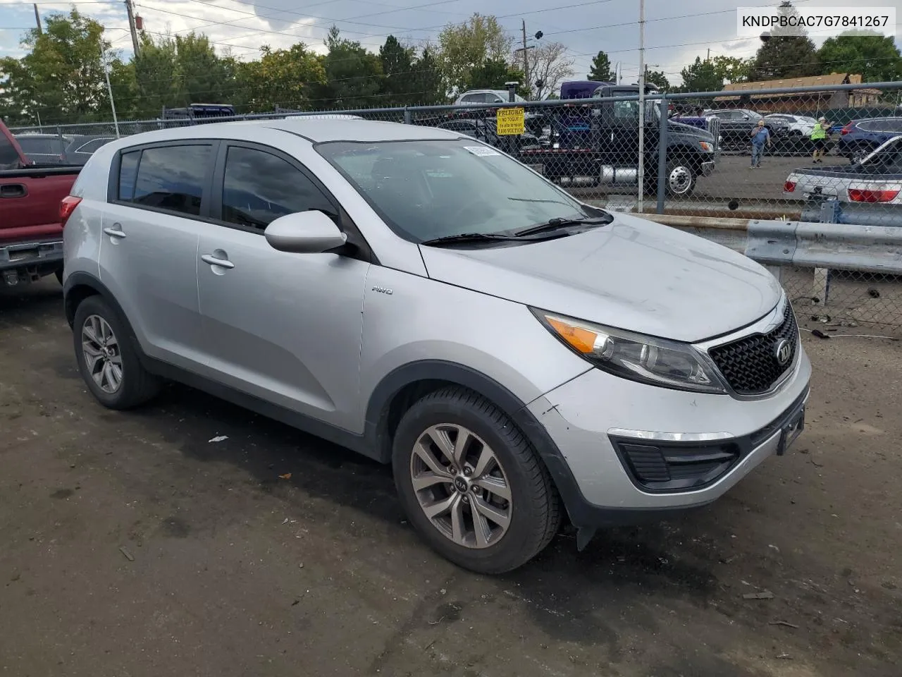 2016 Kia Sportage Lx VIN: KNDPBCAC7G7841267 Lot: 69899524